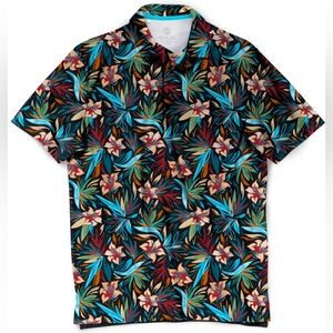 •NWT•SCALES Offshore Country Club WILD FLOWERS Polo